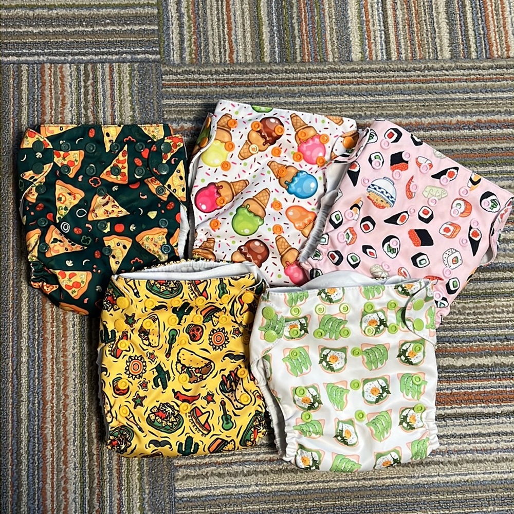 5 Super cute Mama Koala cloth diapers